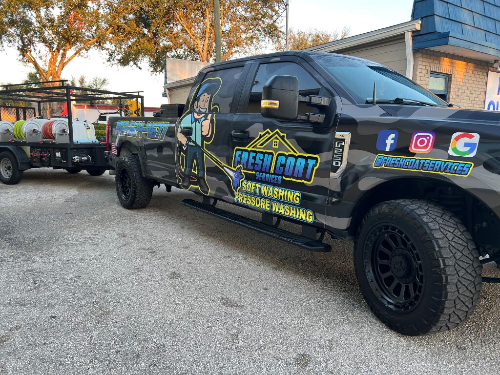 Fresh Coat Services Truck and Trailer